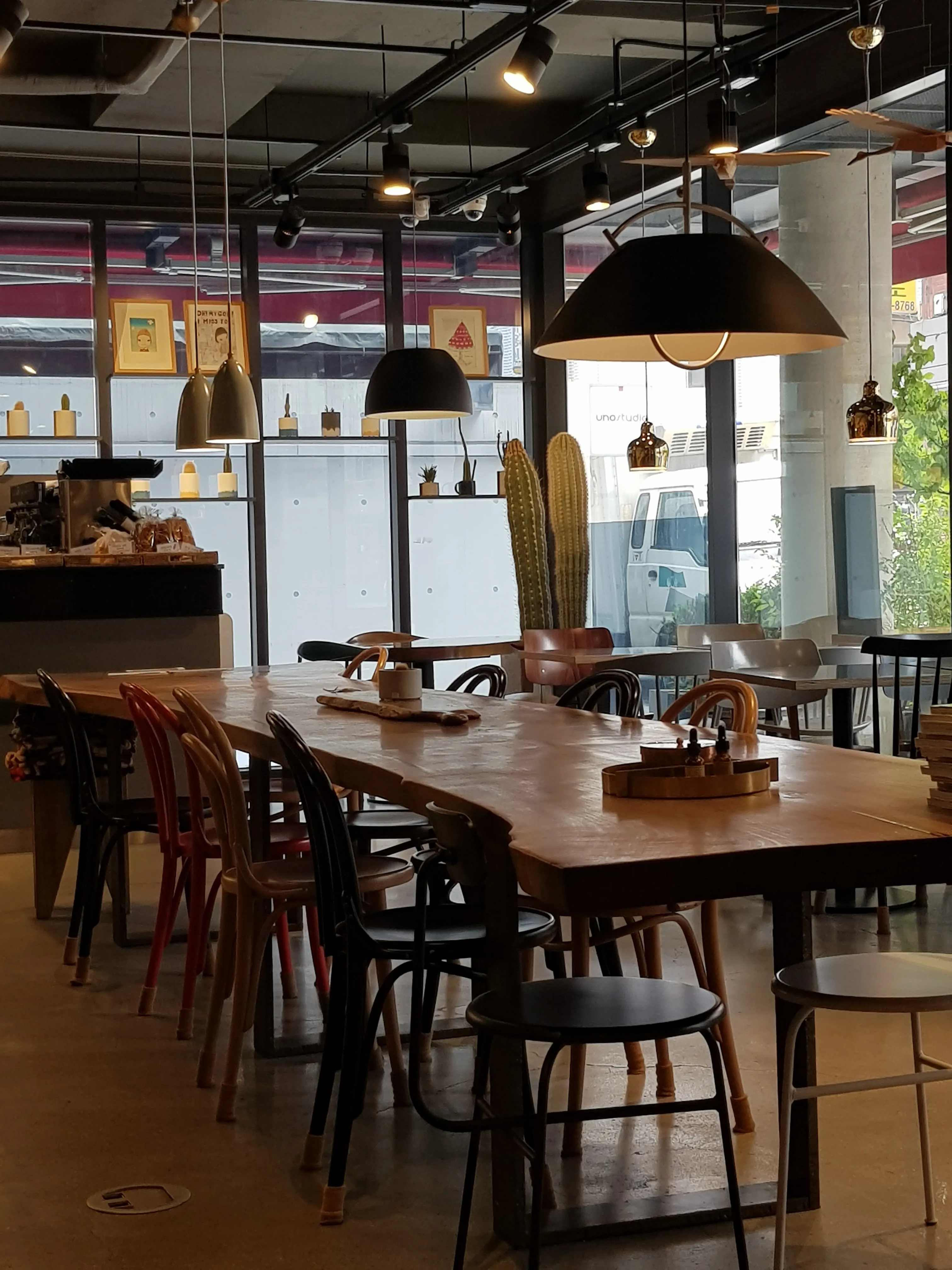 Warm and welcoming cafe interior